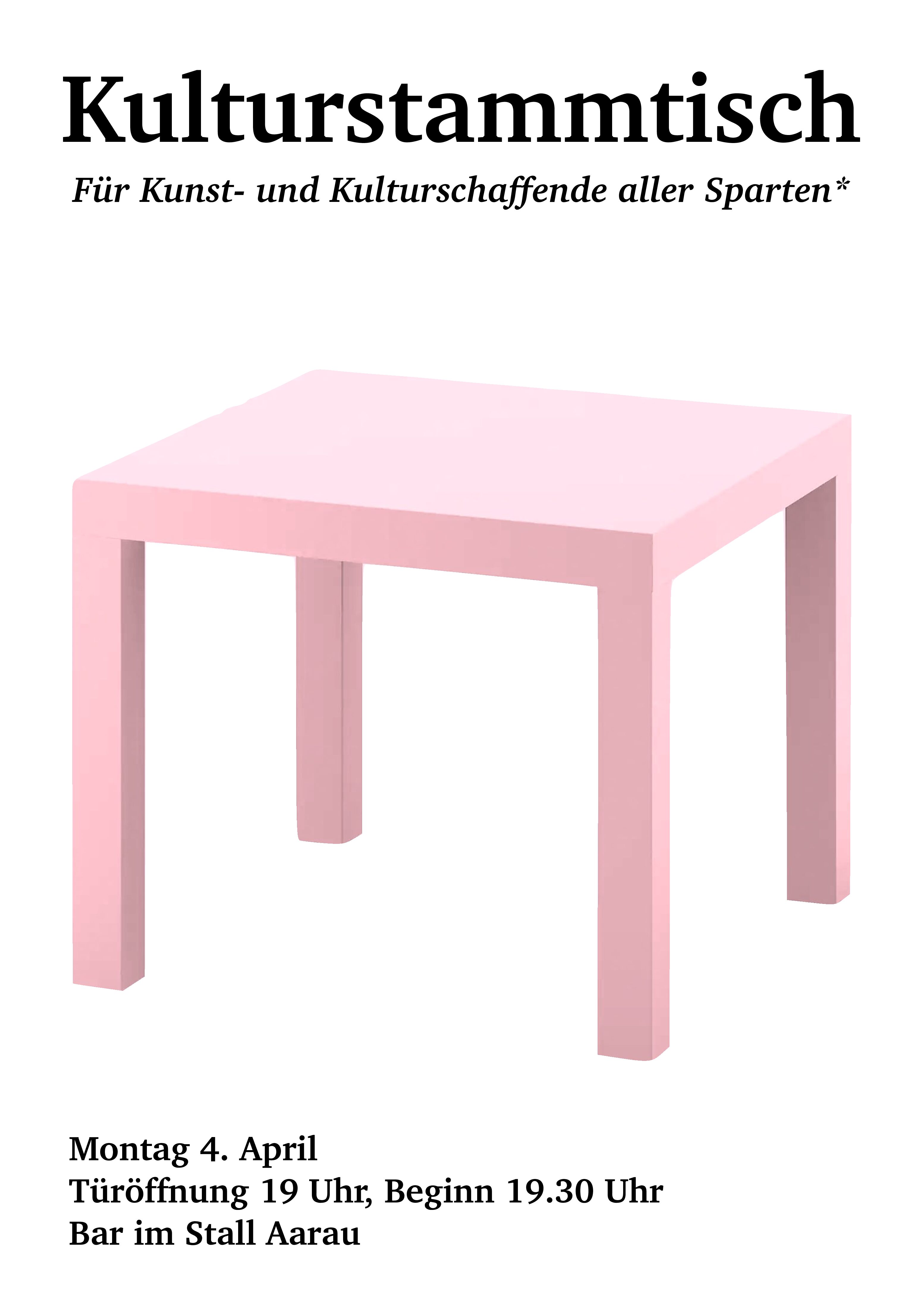 1. AARAUER KULTURSTAMMTISCH